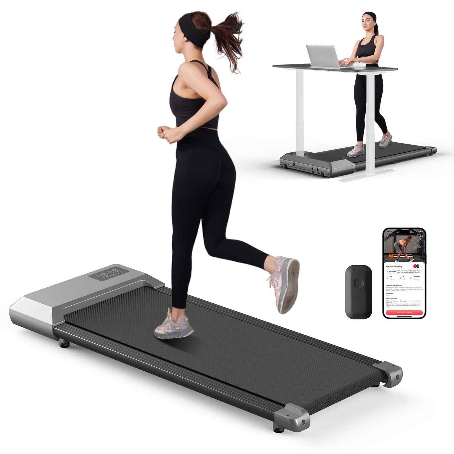 Tapis de Course 1 800w Walking Pad avec Écran LCD – Fitness à Domicile - Boutique LS.CO