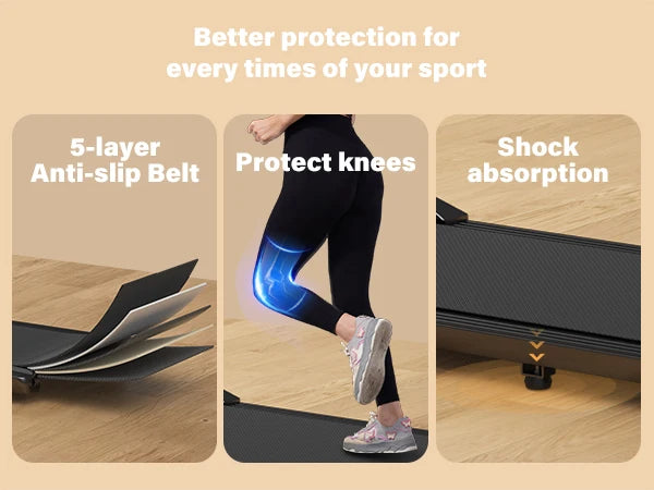Tapis de Course 1 800w Walking Pad avec Écran LCD – Fitness à Domicile - Boutique LS.CO