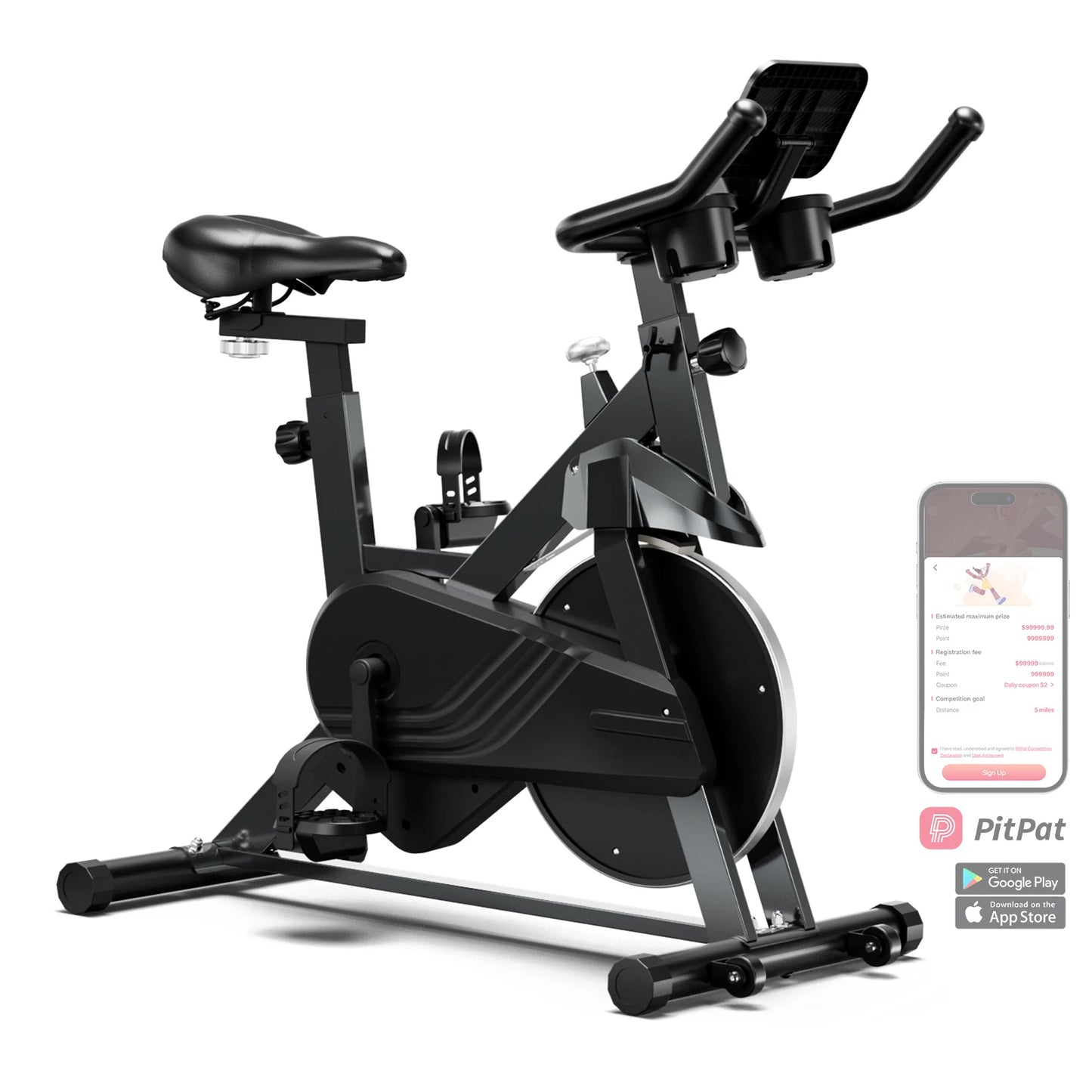 Vélo d’Exercice Magnétique avec Support Tablette