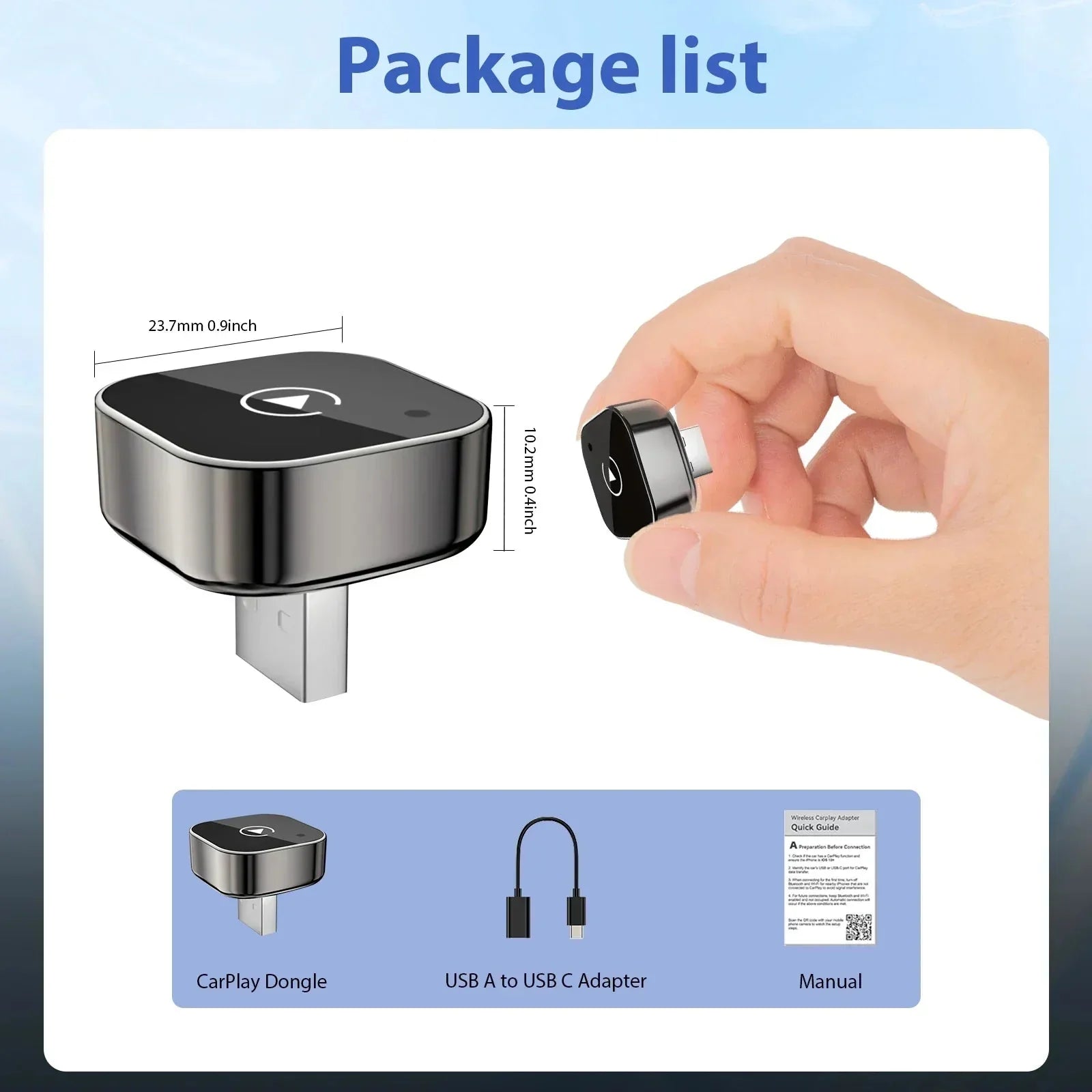 Boîte CarPlay & Android Auto Sans Fil – Compatible 99% des Voitures avec CarPlay Câblé - Lifetech Store