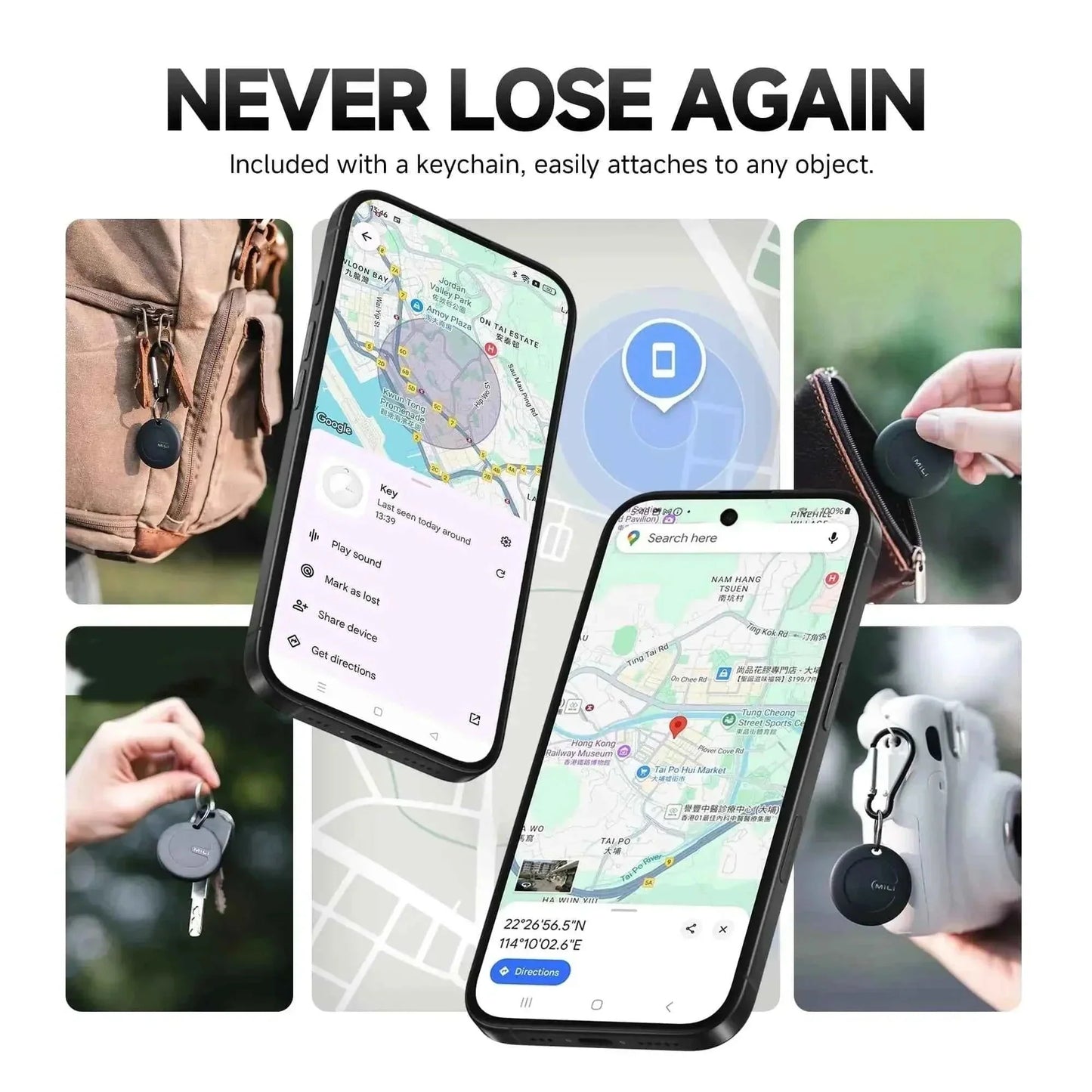 MiLi MiTag - Google Airtag - Lifetech Store