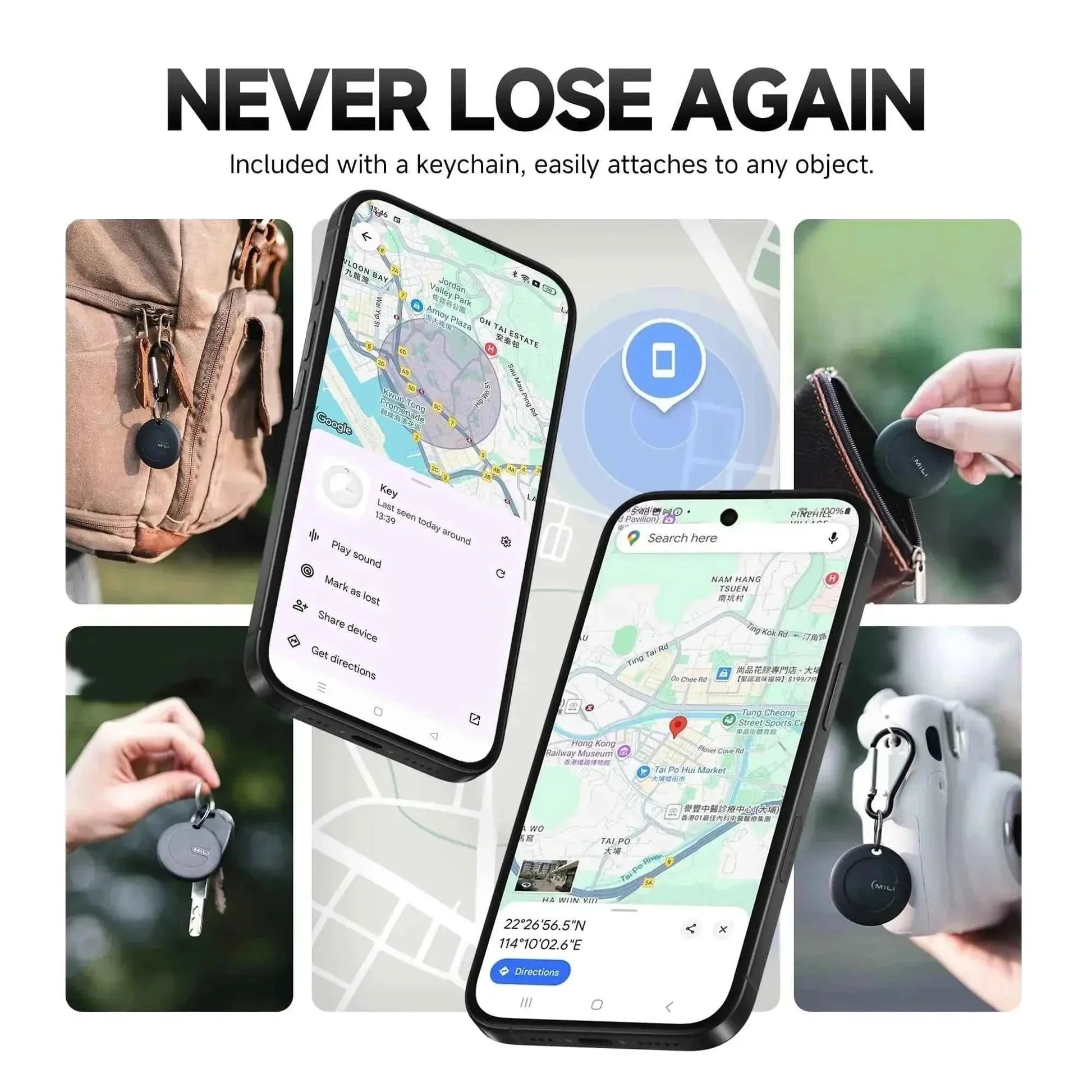 MiLi MiTag - Google Airtag - Lifetech Store